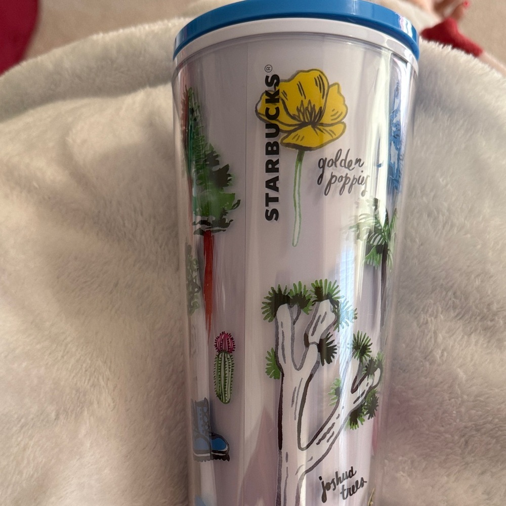 Starbucks California Tumbler with Blue Lid